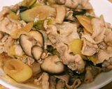 ボリュームたっぷり！豚肉ねぎ蕎麦作り方3写真