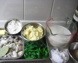 かきとほうれん草のグラタン作り方1写真