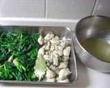 かきとほうれん草のグラタン作り方3写真