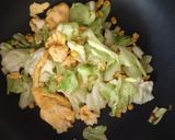 朝食に♡簡単 キャベツと卵の炒め物♡作り方4写真