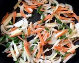 ひっくり返さない♪野菜のお好み焼き風♡作り方3写真