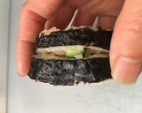 アボカドとマヨネーズ海苔巻きバーガー作り方1写真