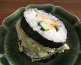 アボカドとマヨネーズ海苔巻きバーガー作り方3写真