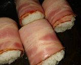 肉よりお手軽!ベーコン巻きおにぎり♡作り方3写真