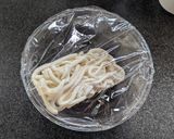 レンジで！食欲増進♡油そば風冷凍うどん作り方1写真