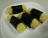 ちくわのツナポテトのせ海苔巻き作り方4写真
