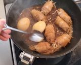 簡単！節約！豚もやし巻きの角煮風作り方5写真