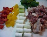 ■鶏肉と白葱の味噌マヨ炒め■１０分でＯＫ作り方1写真