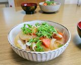 夏バテの季節に☆さっぱりスタミナとま豚丼作り方6写真