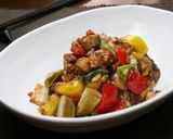 ■鶏肉と白葱の味噌マヨ炒め■１０分でＯＫ作り方4写真