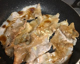 豚の生姜焼きの押し寿司風作り方1写真