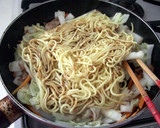 白菜で✿オイマヨソース焼きそば作り方2写真