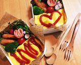 サラダにお弁当に☆ハムのダブルハート作り方7写真