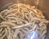 干し筍の油炒め(高知県旧吾北村の郷土食)作り方3写真