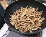 干し筍の油炒め(高知県旧吾北村の郷土食)作り方6写真