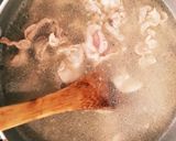 豚肉ともやしとニラのうまうまスープ作り方6写真