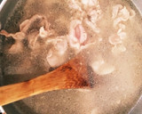豚肉ともやしとニラのうまうまスープ作り方6写真