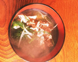 豚肉ともやしとニラのうまうまスープ作り方9写真