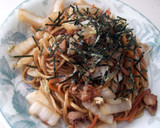 白菜で✿オイマヨソース焼きそば作り方4写真