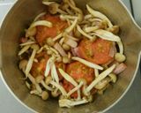 くたくた焼トマトの豆乳オーロラスープ作り方5写真