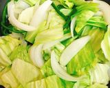 焼肉炒め with 甘い卵作り方5写真