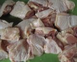鶏肉のネギすっぱ煮作り方1写真