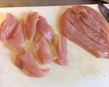 簡単♡芽ひじきと鶏むね肉のニンニク炒め作り方1写真