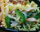 お弁当日記08　手羽大根のピリ辛と焼き鮭作り方3写真