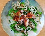 ★チキンと季節の根菜ソテー★パクチー添え作り方12写真