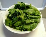 レタスの外葉と 厚揚げ作り方1写真