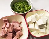 絶品☆ゴーヤチャンプルドリア作り方1写真