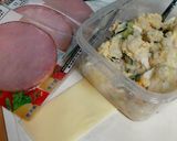 ポテサラハムチーズはさみ作り方1写真