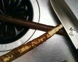 ピリ辛♡きんぴらごぼう作り方1写真