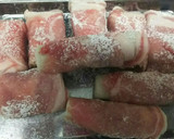 厚揚げ&ちくわの肉巻き~きのこあんかけ作り方2写真