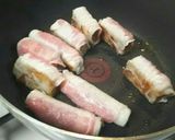 厚揚げ&ちくわの肉巻き~きのこあんかけ作り方5写真