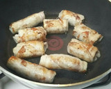 厚揚げ&ちくわの肉巻き~きのこあんかけ作り方6写真