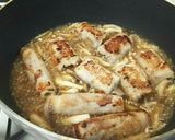 厚揚げ&ちくわの肉巻き~きのこあんかけ作り方9写真
