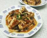 厚揚げ&ちくわの肉巻き~きのこあんかけ作り方11写真