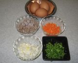 野菜たっぷり！うちのチャーハン作り方1写真