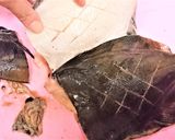 一緒に煮て時短【子持ち黒ガレイの煮魚】作り方2写真