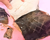 一緒に煮て時短【子持ち黒ガレイの煮魚】作り方2写真