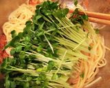 10分で簡単！茗荷と明太子の和風パスタ★作り方3写真