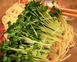 10分で簡単！茗荷と明太子の和風パスタ★作り方3写真