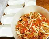 納豆キムチーズ！簡単！オープンオムレツ作り方2写真