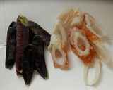 きぬさやとちくわのおかかマヨ醤油炒め作り方1写真