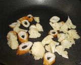ちくわとカリフラワーのカレー塩炒め作り方3写真