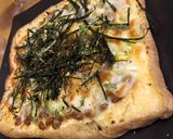 俺の大好きな栃尾の油揚げ納豆ピッツァ作り方10写真