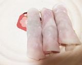 豚肉とキャベツの揚巻き作り方4写真