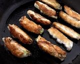 豚肉とキャベツの揚巻き作り方6写真