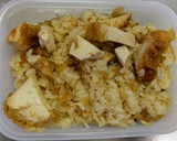 唐揚げ炊き込みご飯簡単めんつゆ2合炊飯器作り方12写真